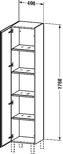 Tall cabinet, LC1180 L/R
