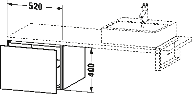 lågt underskåp för bänkskiva, LC5832