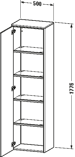 Tall cabinet, XS1313 L/R