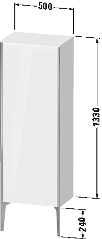 Semi-tall cabinet, XV1326 L/R