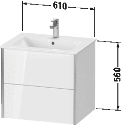 ארון אמבטיה תלוי על הקיר, XV4125