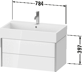 ארון אמבטיה תלוי על הקיר, XV4336