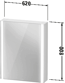 Mirror cabinet, XV7131 L/R