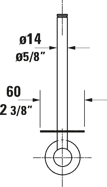 Spare roll holder, 009915