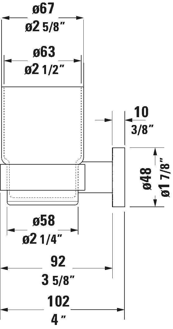 Glass holder, 009920