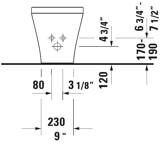 Bidet sur pied, 228410