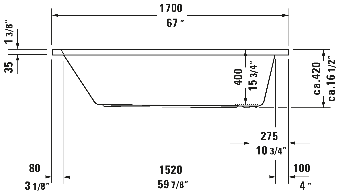 バスタブ, 700098