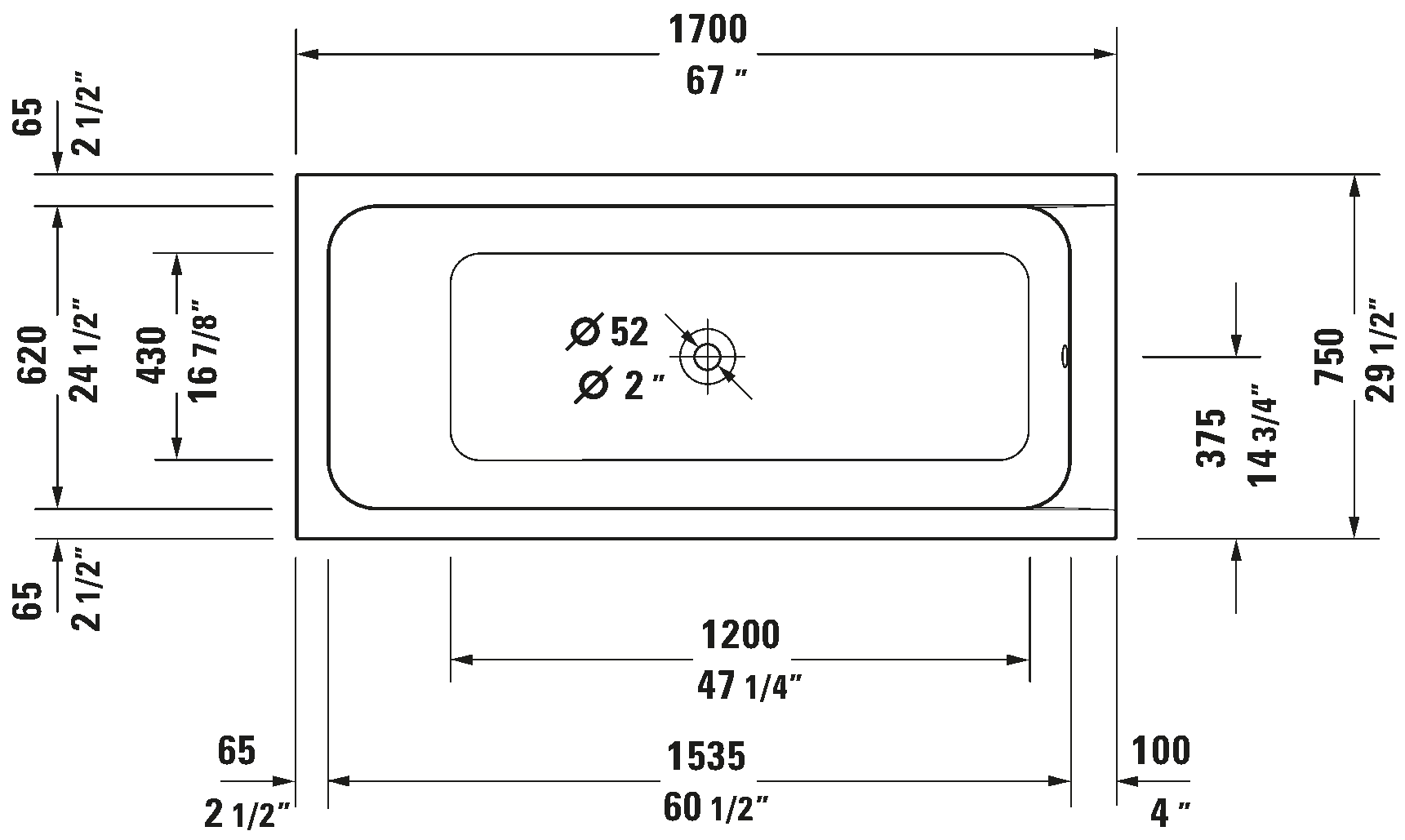 バスタブ, 700099