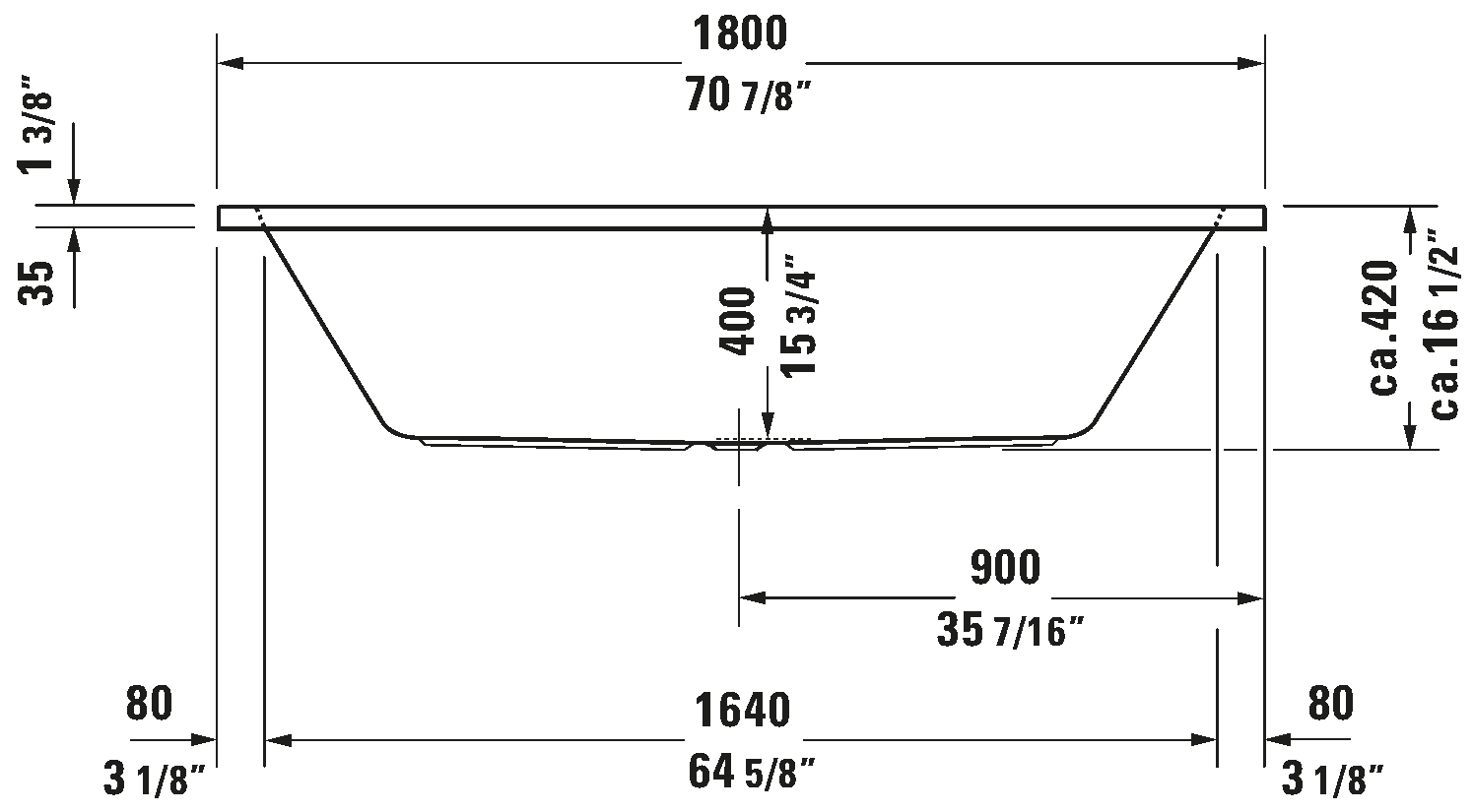 Badewanne, 700101