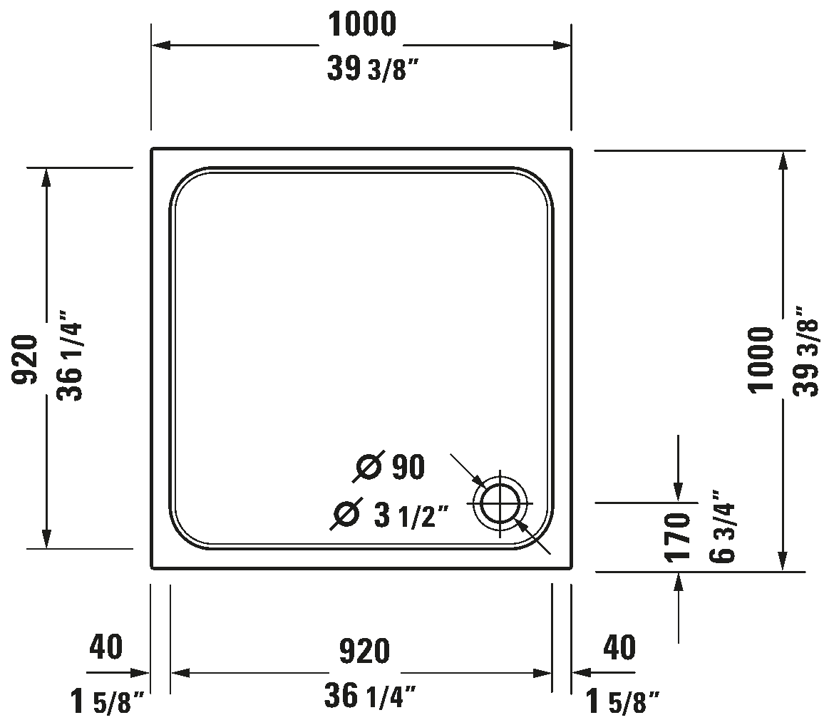 Duschwanne, 720103