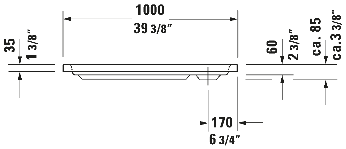 Shower tray, 720103