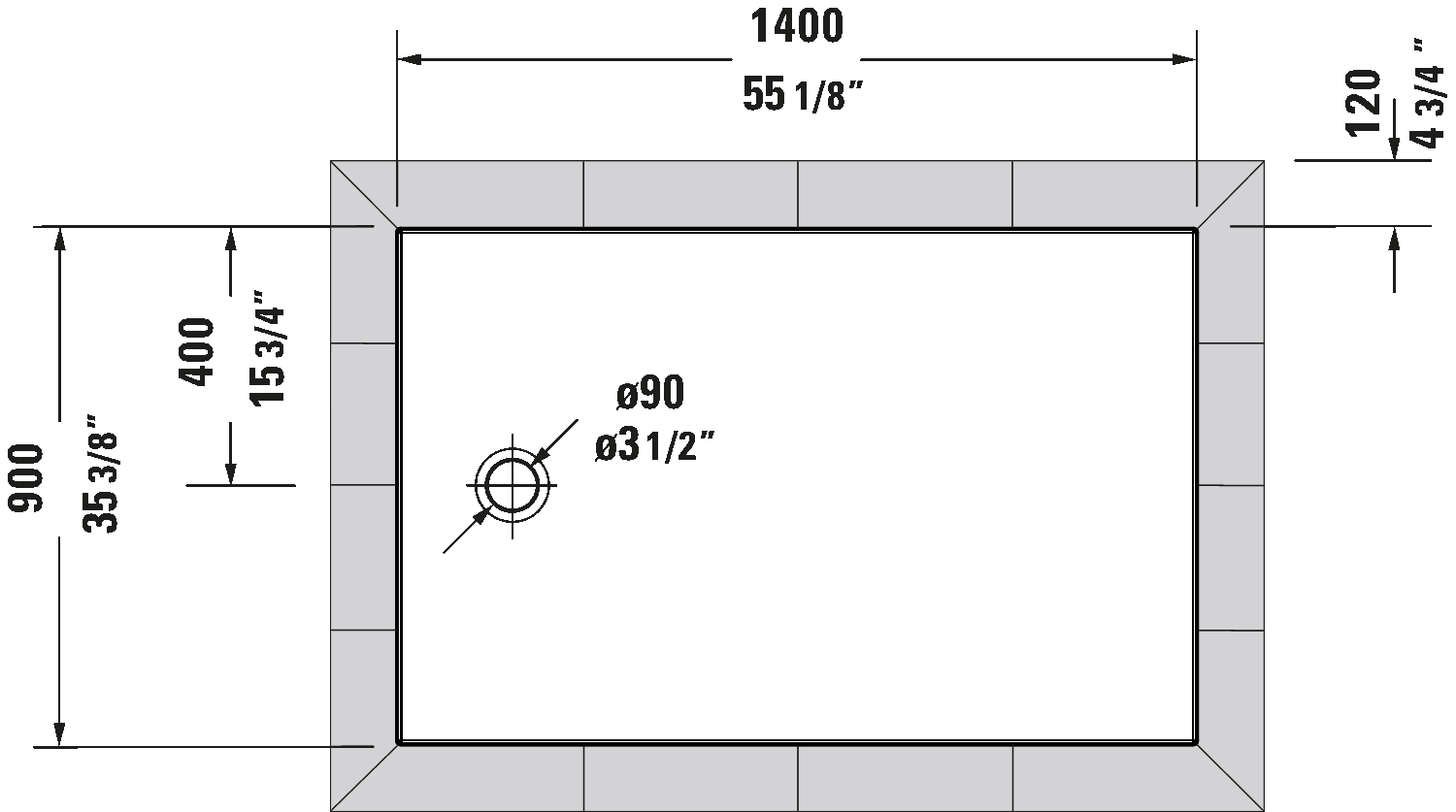 Duschwanne, 720202