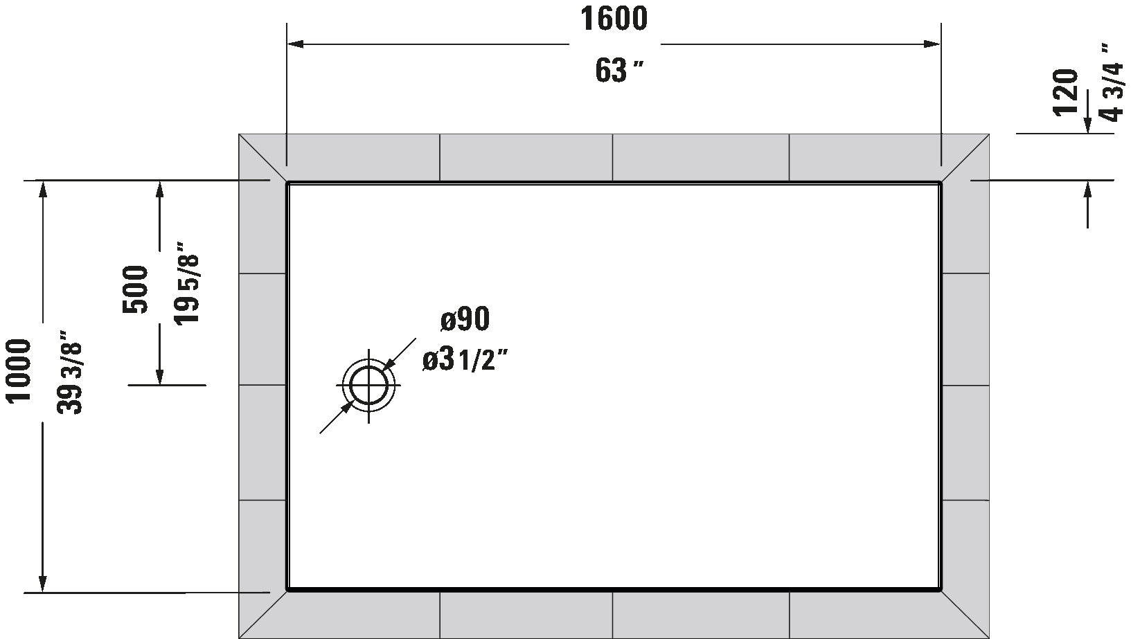 Piatto doccia, 720209