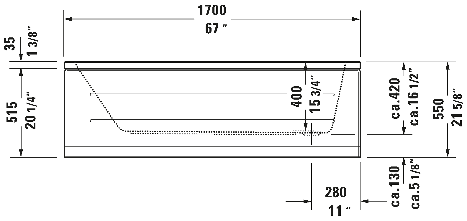 bubbelbadkar, 760100