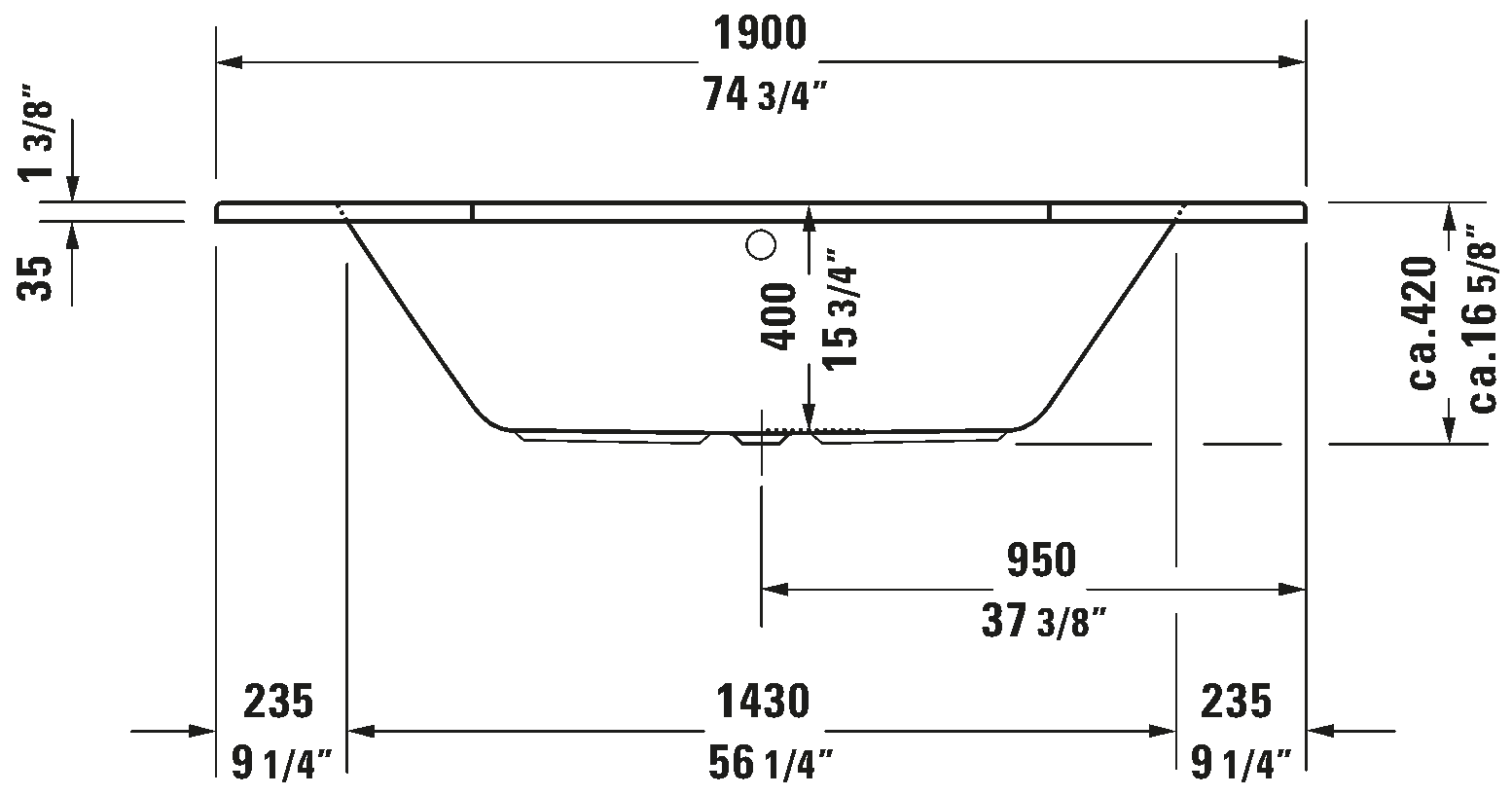 Wanna z hydromasażem, 760138