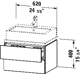 ארון אמבטיה תלוי על הקיר, LC5805