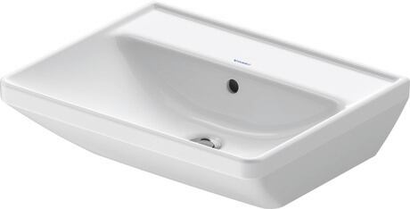 Washbasin, 2366550060 White High Gloss, Rectangular, Number of washing areas: 1 Middle