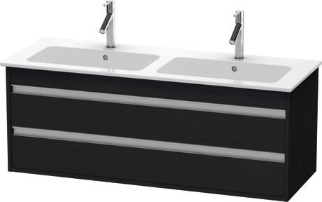 ארון אמבטיה תלוי על הקיר, KT643201616 אלון שחור מאט, עיצוב