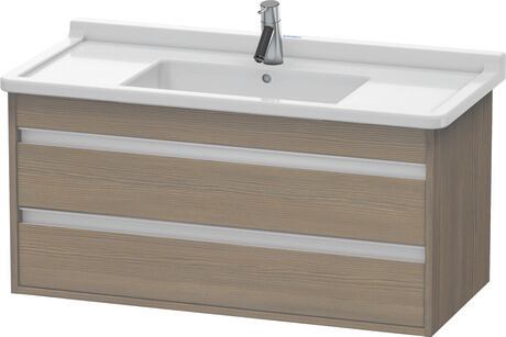 挂壁式浴柜, KT664503535 大地色橡木 哑光, 饰面