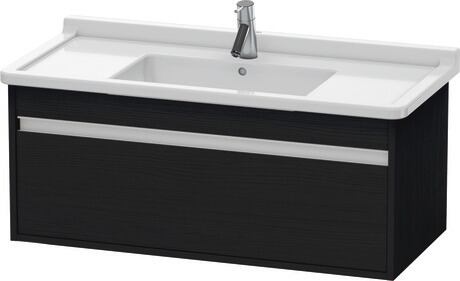 ארון אמבטיה תלוי על הקיר, KT666501616 אלון שחור מאט, עיצוב