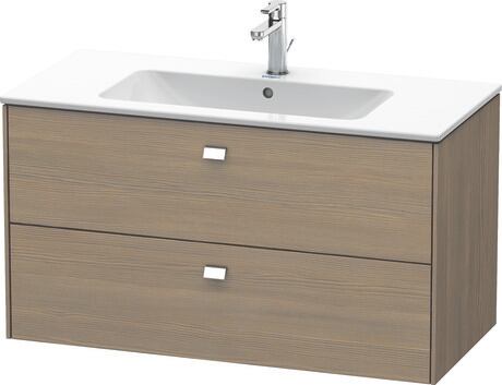 Vanity Cabinet, BR410301035 Oak Terra Matte, Decor, Handle Chrome