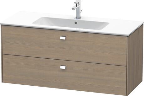 Vanity Cabinet, BR410401035 Oak Terra Matte, Decor, Handle Chrome