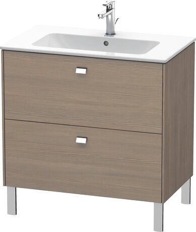 Vanity Cabinet, BR440201035 Oak Terra Matte, Decor, Handle Chrome