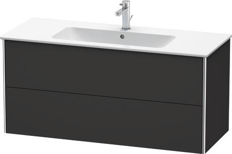 Meuble sous lavabo suspendu, XS417408080 Graphite super mat, Décor