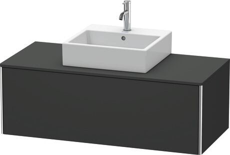 Mueble bajo lavabo para encimera, XS490208080 Grafito Supermate, Decoración