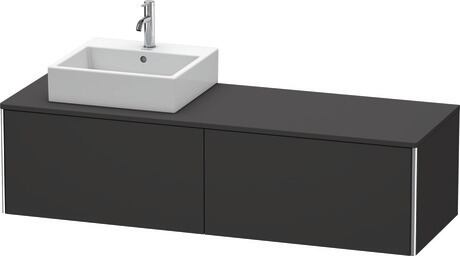 Mueble bajo lavabo para encimera, XS4904L8080 Grafito Supermate, Decoración