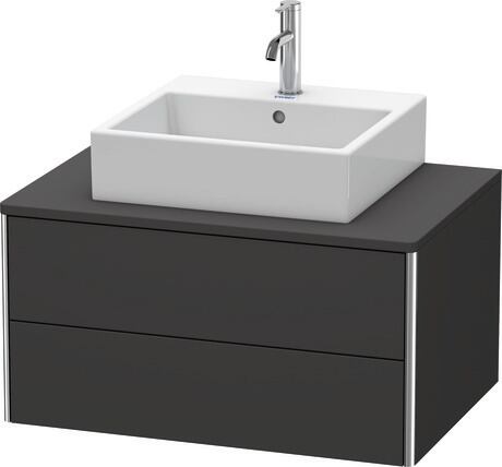 Mueble bajo lavabo para encimera, XS491008080 Grafito Supermate, Decoración
