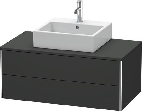 Mueble bajo lavabo para encimera, XS491108080 Grafito Supermate, Decoración