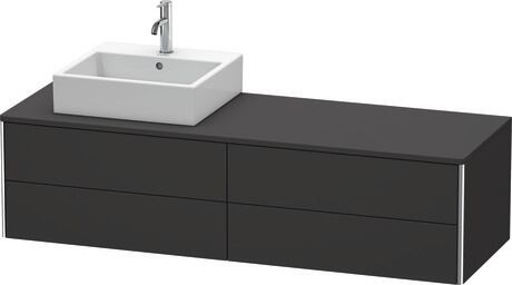 Mueble bajo lavabo para encimera, XS4914L8080 Grafito Supermate, Decoración