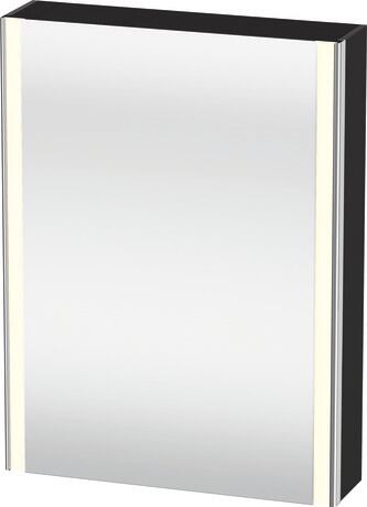 Mirror cabinet, XS7111L80800000 Graphite, Hinge position: Left, Body material: Highly compressed three-layer chipboard, Socket: Integrated, Number of sockets: 1, plug socket type: F