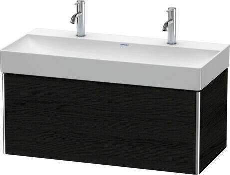 ארון אמבטיה תלוי על הקיר, XS406301616 אלון שחור מאט, עיצוב