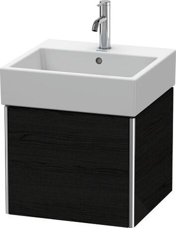 ארון אמבטיה תלוי על הקיר, XS409201616 אלון שחור מאט, עיצוב
