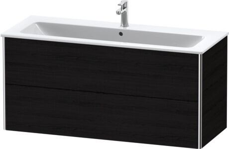 Meuble sous lavabo suspendu, XS417401616 Chêne noir mat, Décor