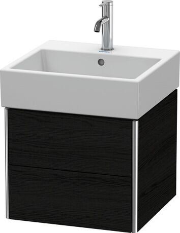 ארון אמבטיה תלוי על הקיר, XS419201616 אלון שחור מאט, עיצוב