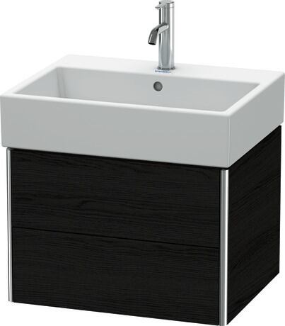 ארון אמבטיה תלוי על הקיר, XS419301616 אלון שחור מאט, עיצוב