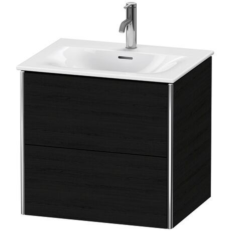 ארון אמבטיה תלוי על הקיר, XS432201616 אלון שחור מאט, עיצוב