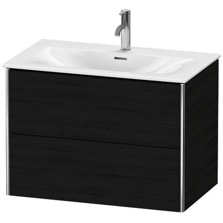 ארון אמבטיה תלוי על הקיר, XS432401616 אלון שחור מאט, עיצוב