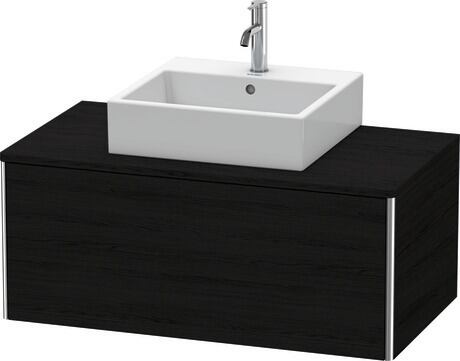 Mueble bajo lavabo para encimera, XS490101616 Roble negro Mate, Decoración