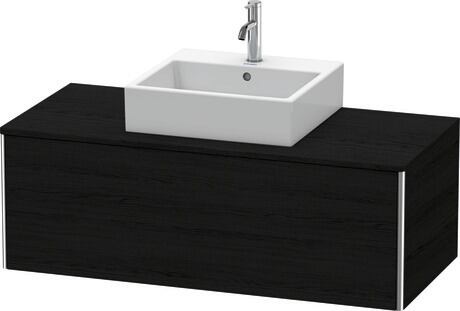 Mueble bajo lavabo para encimera, XS490201616 Roble negro Mate, Decoración