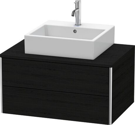 Mueble bajo lavabo para encimera, XS491001616 Roble negro Mate, Decoración