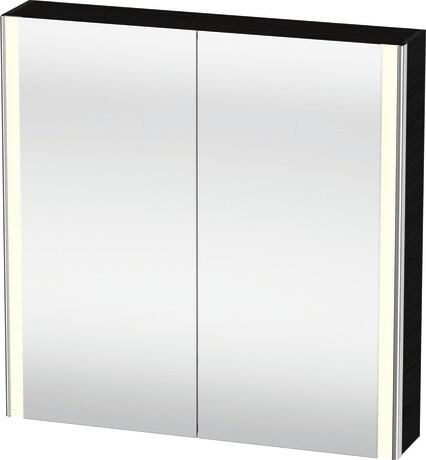 Zrcadlová skříňka, XS7112016160000 dub černý, Materiál korpusu: Třívrstvá dřevotřísková deska s vysokou hustotou, Elektrická zásuvka: Integrováno, Počet el. zásuvek: 1, Typ zástrčky: F
