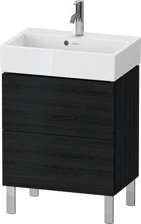 Meuble sous lavabo à poser, LC667901616 Chêne noir mat, Décor, Système d'aménagement intérieur En option