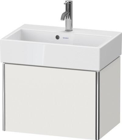 Vanity unit wall-mounted, XS420703939 Nordic white Satin Matt, Lacquer, Interior system Optional