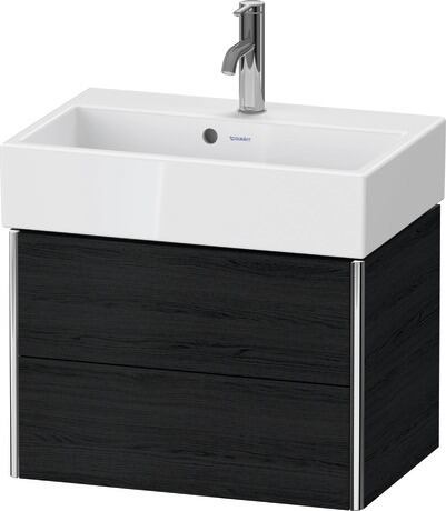 Meuble sous lavabo suspendu, XS430701616 Chêne noir mat, Décor, Système d'aménagement intérieur En option