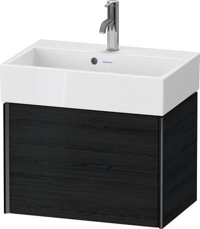 挂壁式浴柜, XV42160B216 黑色橡木 哑光, 饰面, 包边: 黑色