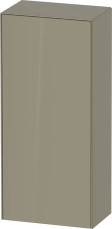 Semi-tall cabinet, WT1322LH2H2 Hinge position: Left, Stone grey High Gloss, Lacquer